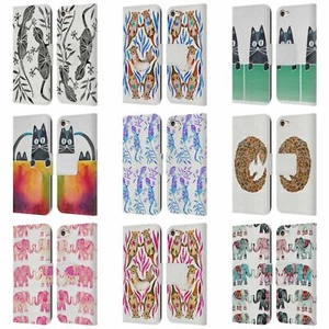 OFFICIAL CAT COQUILLETTE ANIMALS 2 LEATHER BOOK CASE FOR APPLE iPOD TOUCH MP3 - Picture 1 of 15