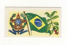 Products and Flags of the World 1961. Coffee, Brazil