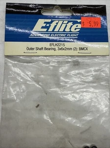 EFLH2215 EFlight Blade RC Helicopter OuterShaft Bearing 3x6x2mm (2) F14 - Picture 1 of 1