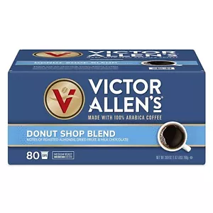 Cialde Victor Allen Donut Shop caffè 80 pezzi Keurig K tazza SPEDIZIONE GRATUITA - Foto 1 di 3
