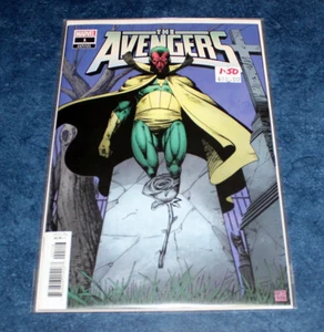 Avengers #1 1:50 Paul Smith Hidden Gem Vision variante primera impresión MARVEL 2023 CASI NUEVO - Imagen 1 de 1
