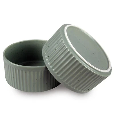 2er Set 400ml Keramik Napf Hunde Hundenapf Futternapf Fressnapf Katze rutschfest - Bild 1 von 4