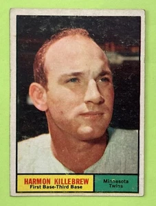 1961 Topps Harmon Killebrew Minnesota Twins All Star HOF - Picture 1 of 2