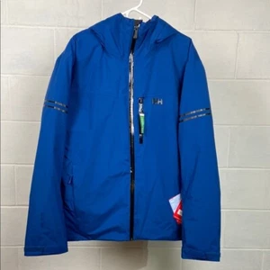 NWT Helly Hansen Men's Swift Team Insulated Ski Jacket XLARGE Deep Fjord - Picture 1 of 9