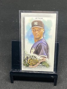 2022 Topps Allen and Ginter Derek Jeter Mini A&G Back Parallel SP Yankees