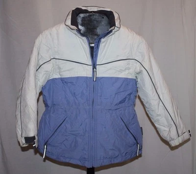 Chaqueta para niña PACIFIC TRAIL púrpura blanca con cremallera talla M 10-12 ¡Envío GRATIS!! Foto 1 de 3
