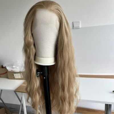 MISSWEN Lace-Front-Perücke ohne Kleber Blond Hitzebeständiges Haar Long Wavy