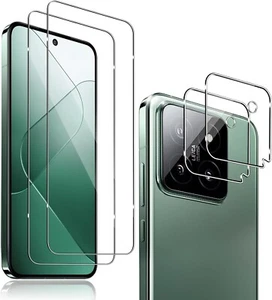 2X Schutzglas ( Display + Kamera ) für Xiaomi 14 Display Full Panzerfolie 9H - Picture 1 of 8