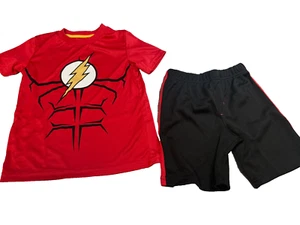 DC Comics Boys' The Flash Logo Short Sleeve Shirt & Short Set (6 ) - Picture 1 of 11