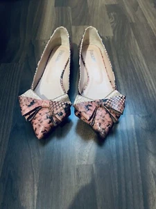 Pollini Bow Flat Shoes size 5 - Picture 1 of 11