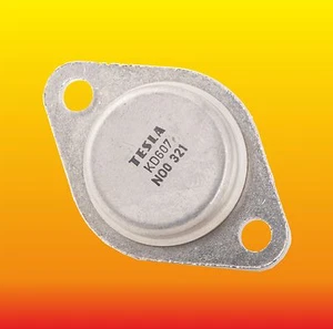 KD607 TESLA SILICON NPN TRANSISTOR 70 W 10 A ~ 2N4576 2SC1115 2SD1201 BD1540 - Picture 1 of 2