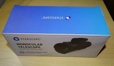 STARSCOPE Monocular Telescope, 10x  adjustable magnification - Image 1 of 4