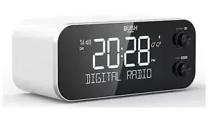 NUEVO Bush Alta Dab+ Radio Reloj - Blanco (A - Faltan Dígitos) - Imagen 1 de 3