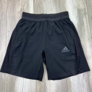 Adidas Shorts Mens Small Black Athletic Basketball Gym Training Heat Dry - Picture 1 of 12
