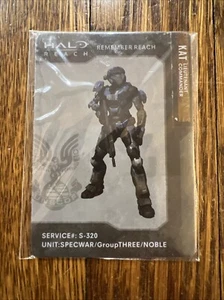 RARE HALO Reach Metal Collectible Card, Lt Commander KAT, 2010 Brand New - Picture 1 of 2
