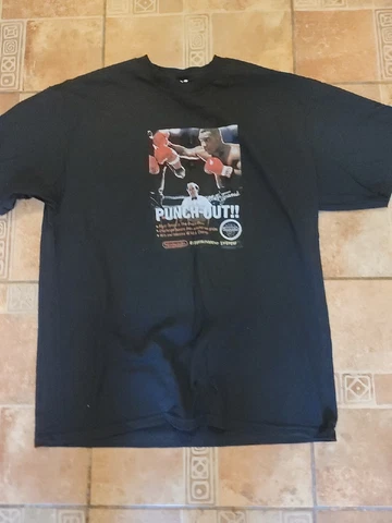 Boxing Mike Tyson Punch Out Short Sleeve Shirt nintendo Cover