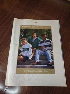 Paul Hornung Autógrafo Salón de la fama Notre Dame Hammes Librería Revista Fútbol Irlandés - Imagen 1 de 18