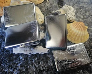 Zigarettenetui Zigaretten Etui Dose Box für 100 mm Zigaretten mit Muster Design - Bild 1 von 13
