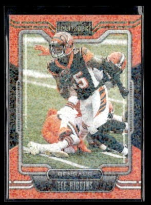 Tee Higgins - 2021 Panini Playbook Sparkle #14 Cincinnati Bengals - Image 1 of 2