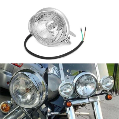 Хромированный противотуманный прожектор для Kawasaki Vulcan VN 800 900 1500 1600 - Изображение 1 из 4