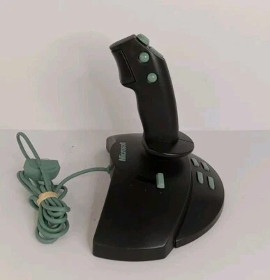 Vintage Microsoft Sidewinder 3D Pro PC Gameport Joystick Flight Simulator Gaming - Image 1 of 4