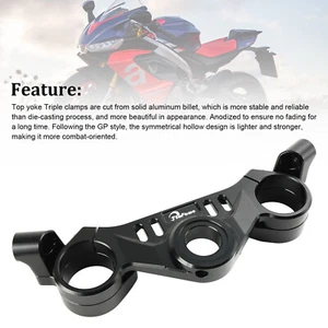 Lowering Triple Tree Front Upper Top Clamp For Aprilia RS 660 RS660 2021-2023 E6 - Picture 1 of 12