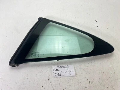 Jaguar F-Type 2014-2020 trasero izquierdo lado del conductor cuarto ventana cristal OEM Foto 1 de 4