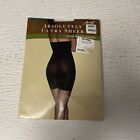 Hanes Absolutely Ultra Sheer High Waist Shaper Size E Barely Black Imperfect