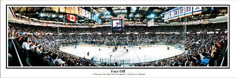 2003 New York Islanders Nassau Coliseum FACE OFF Unframed Panoramic Poster 4005 Cover