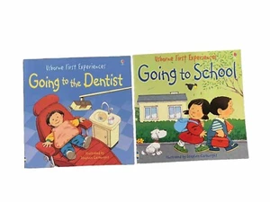 Two Usborne First Experience Books School, Dentist - Picture 1 of 1