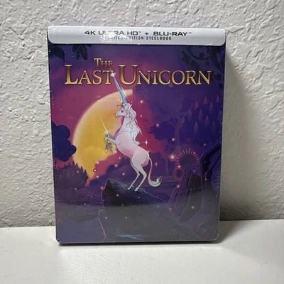 The Last Unicorn [Steelbook] (4K Ultra HD + Blu-ray, 2024, 2-Disc) *NEW SEALED* - Image 1 of 4