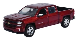 2017 Chevy Silverado 1500 LT Z71 Crew Cab Pickup Truck Burgundy Red 1/24 Diec... - Bild 1 von 6