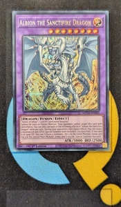 MP24-EN082 Albion the Sanctifire Dragon Prismatic Secret Rare 1st Edition YuGiOh - Picture 1 of 3