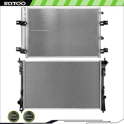 Car Radiator and A/C Condenser Kit Fits 2007-2012 Ford Edge 07-2011 Lincoln MKX Foto 1 de 4