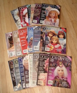 21 Doll Crafter Magazines Vintage 1992-2002 - with Patterns Dollmaking LOT! - Imagen 1 de 4