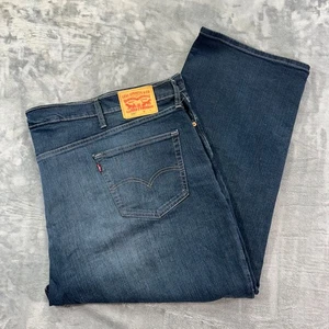 Pantalones de mezclilla rectos relajados Levi's 559 para mujer talla W L azul lavado oscuro - Imagen 1 de 8