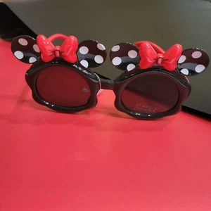 KIDS SUNGLASSES MOUSE EARS MICKEY MINNIE LOOK LIGHT BLOCKING LENS BEACH PARTY - Picture 1 of 13