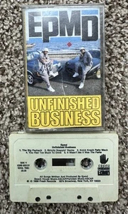 EPMD - Unfinished Business 1989 Fresh Records Cassette Vintage Rare - Picture 1 of 4