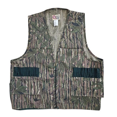 Vintage Sports Afield Size Large Realtree Camouflage Bird Duck Hunting Vest - Image 1 of 4