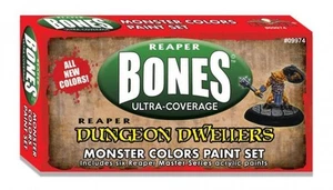 Reaper 09974 MSP Bones: Monster Colors Set Master Series Paints Bones - Picture 1 of 1