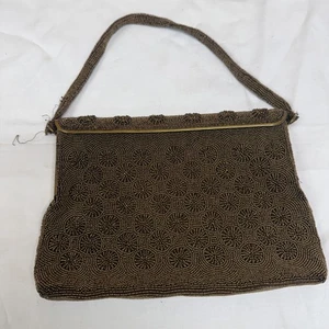 Vintage Beaded Evening Bag Cocktail Wedding Made in Belgium - Picture 1 of 15