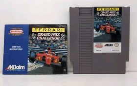 Ferrari Grand Prix Challenge NES Cleaned Tested with Manual