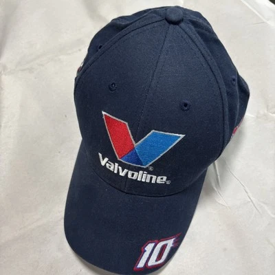 Tapa ajustable Scott Riggs #10 NASCAR Navy Valvoline Oil Racing 2005 de colección Foto 1 de 4