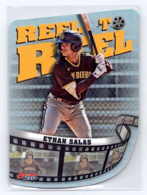 2023 Bowman's Best #RR-24 Ethan Salas Reel-to-Reel Die Cuts - Image 1 of 2