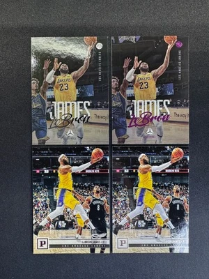 (4) Lebron James Luminance Pink Parallel #152 Chronicles Panini #112 Lakers - Image 1 of 2