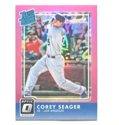 Panini Optic Pink Holo #32 2016 ¡Corey Seager RC (RANGERS)! Foto 1 de 3