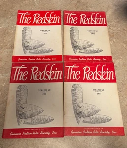 The Redskin Magazine 1976-1979; 4 Ausgaben Indianer Artefakte - Bild 1 von 10