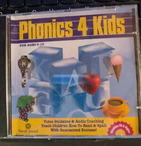 Phonics 4 Kids (PC, 1999) Cosmi CD Windows Reading & Spelling Learning Very Good - Picture 1 of 3
