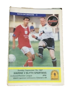 MARINE V BLYTH SPARTANS - LIGA UNIBOND - 7/9/1997 - Imagen 1 de 1