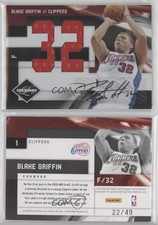 2009 Panini Limited Jersey Numbers Signatures /49 Blake Griffin Rookie Auto RC